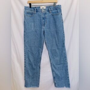 BDG Urban Outfitters Medium Wash Denim High Waisted Cropped Vintage Slim Jeans